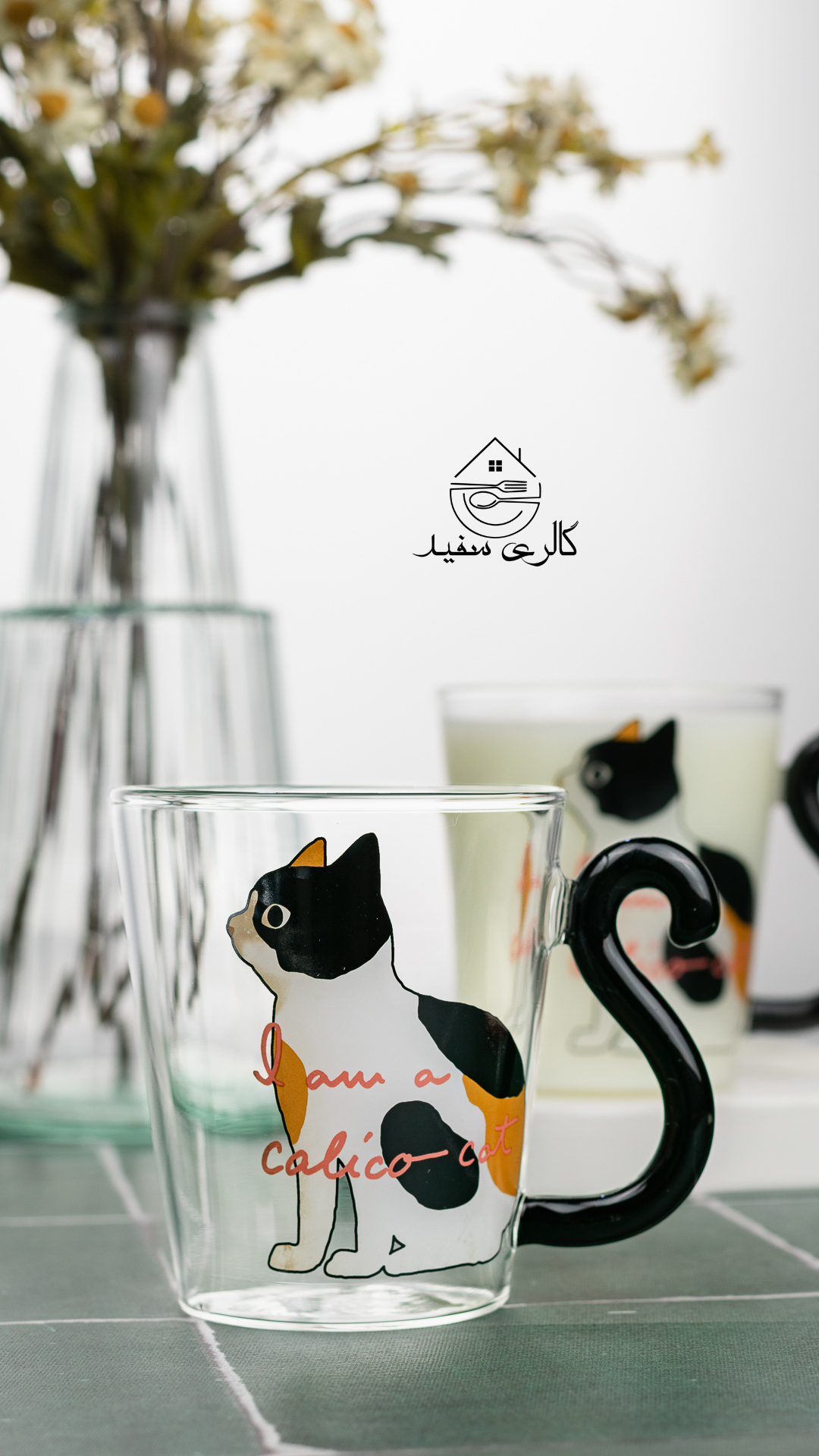 ماگ پیرکس گربه