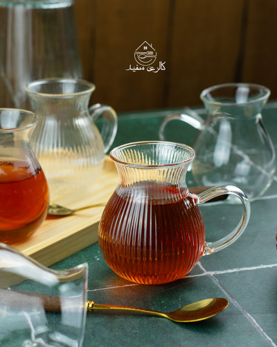 استکان کمرباریک دسته دار