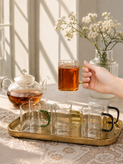 فنجان مربع دسته رنگی