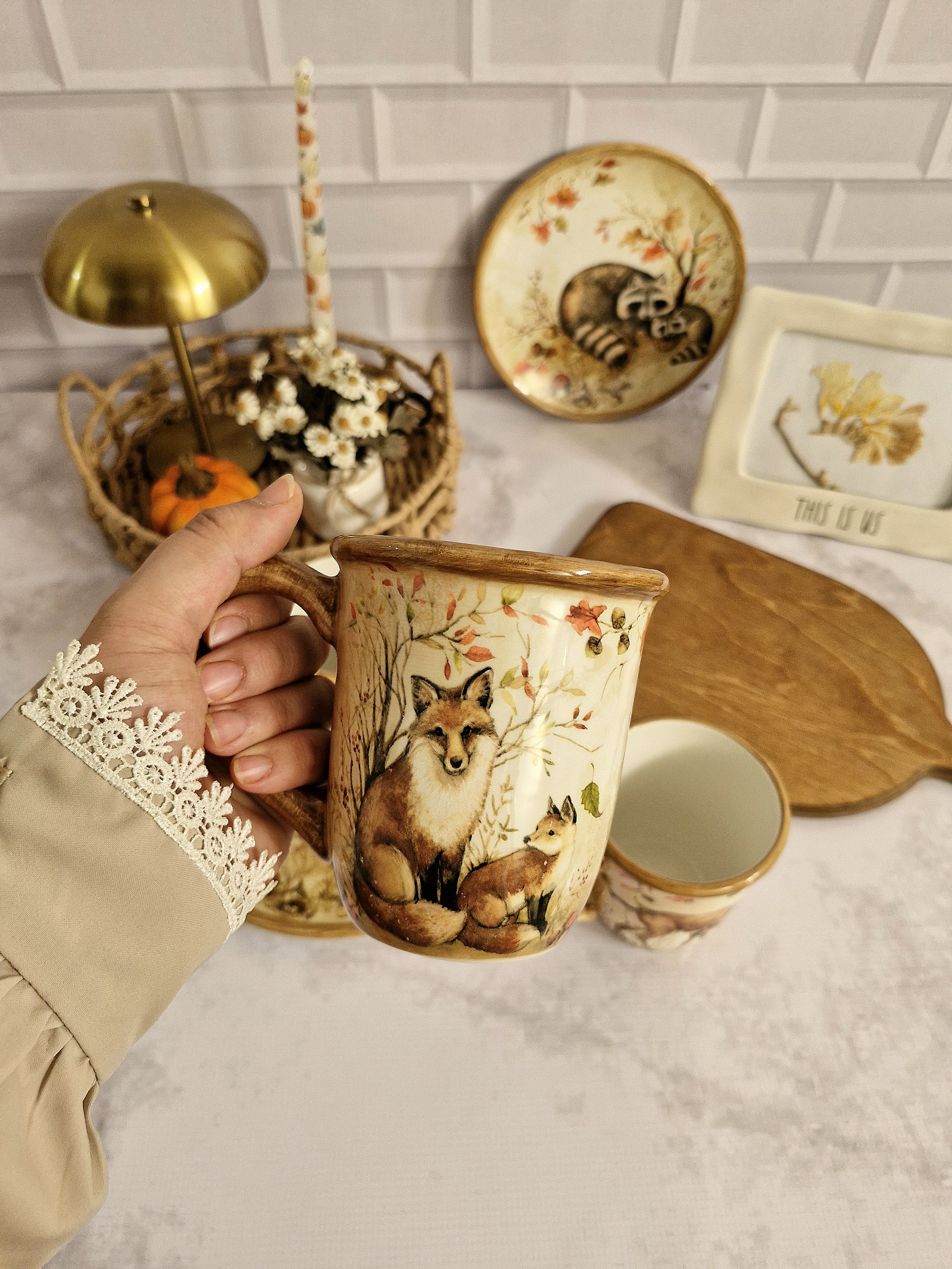ماگ سرامیکی پاییزی